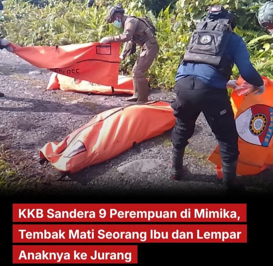 KKB Sandera 9 Perempuan di Mimika, Tembak Mati Seorang Ibu dan Lempar Anaknya ke Jurang