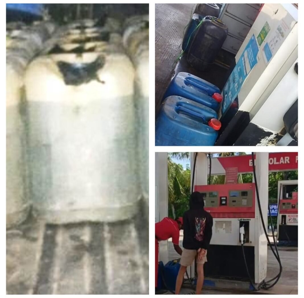 SPBU Wilayah Gunungkidul masih terpantau Melayani pembelian BBM Subsidi Bahan Solar pakai drigen.
