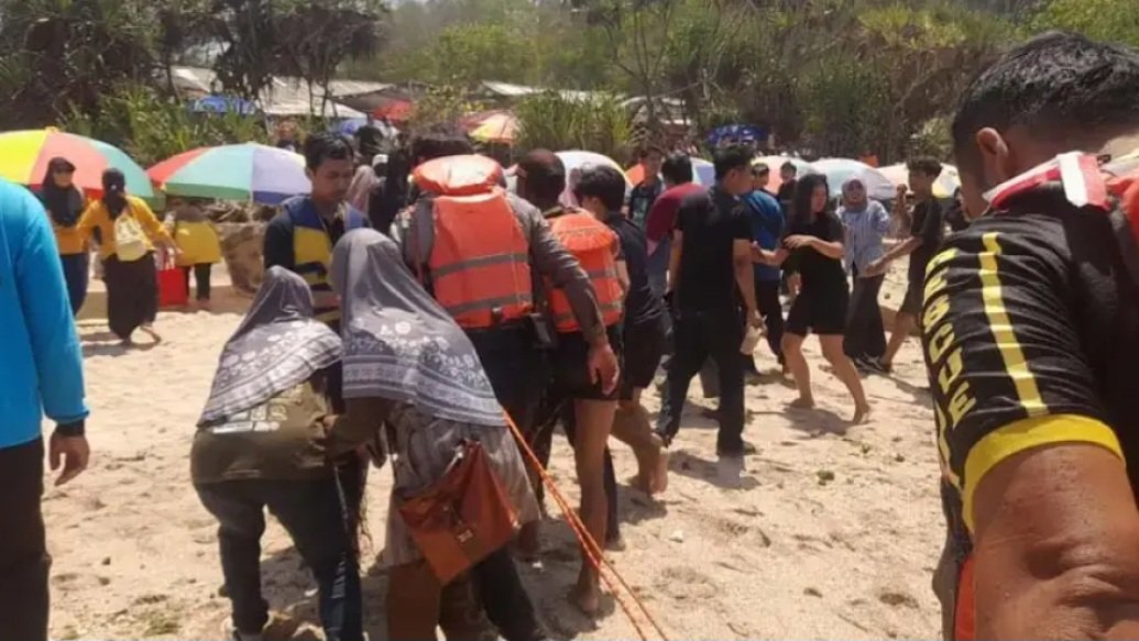 Pantai Jungwok,Gunungkidul Makan korban Satu Meninggal Wisata dari Surakarta