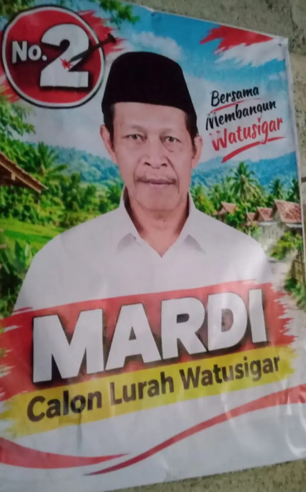 Mardi Paslon No2 bisa Menangkan kontestasi pemilihan Lurah Watusigar,bekal pengalaman berorganisasi dan sangat berduli masyarakat