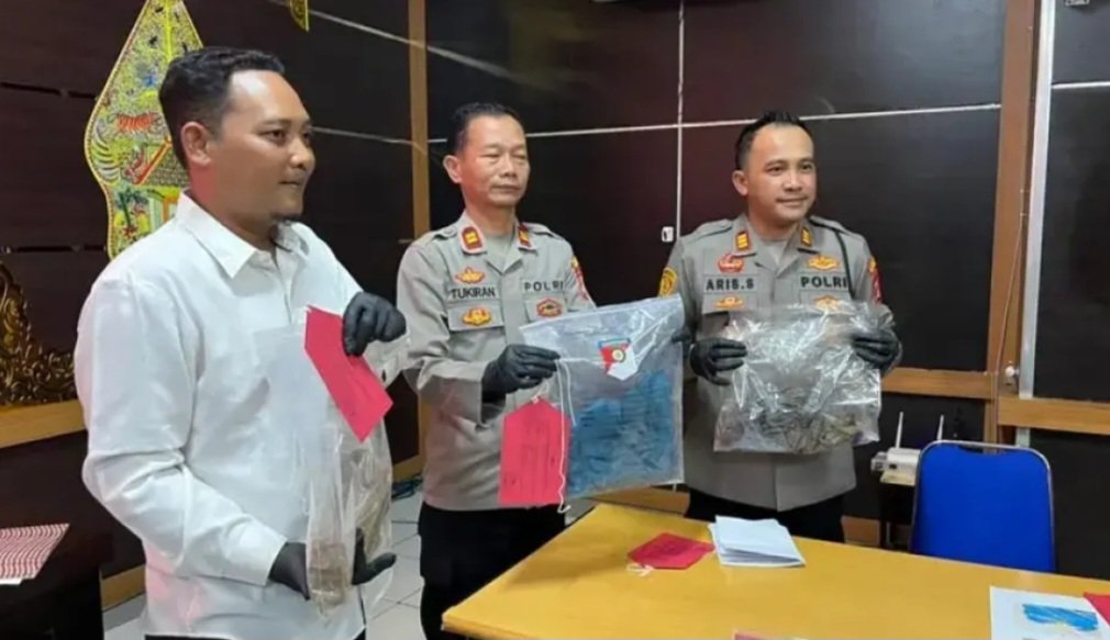 Polres Gunungkidul gelar Pers terkaid pembuangan bayi di Dusun Kemejing