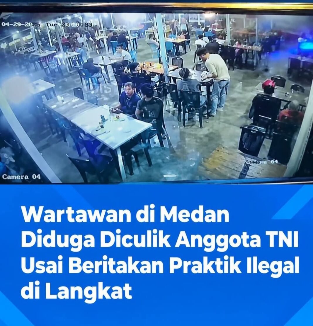 WARTAWAN DICULIK ANGGOTA TNI AD USAI BERITAKAN PRAKTEK ILEGAL DILANGKAT